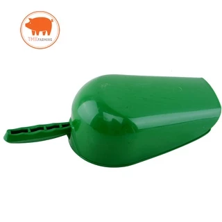 ที่ตักอาหารสัตว์ ช้อนตักอาหาร พลาสติก ขนาด 1.5 กิโลกรัม สีเขียว
