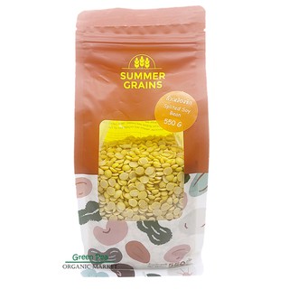 Summer grains ถั่วเหลืองซีก ถั่วเหลือง 550g. Splited Soy Bean NON-GMO