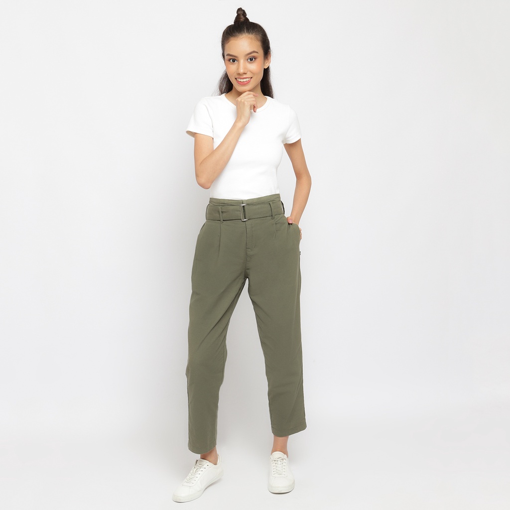 C2 Vitery Green Pants สําหรับผู้หญิง