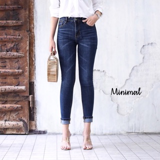 High rise skinny jeans