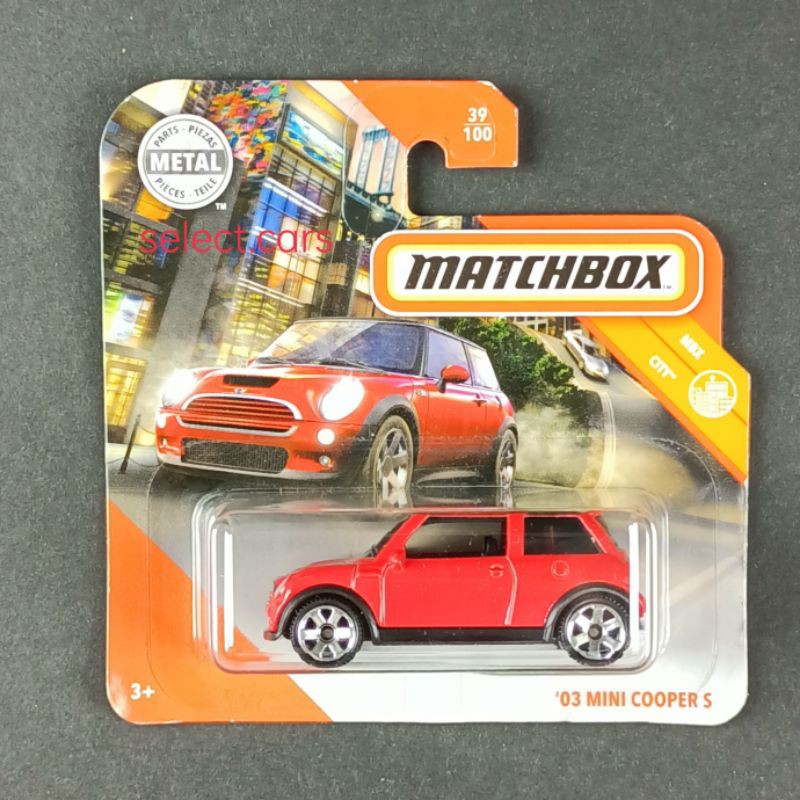 รถโมเดล Matchbox Mini Cooper S