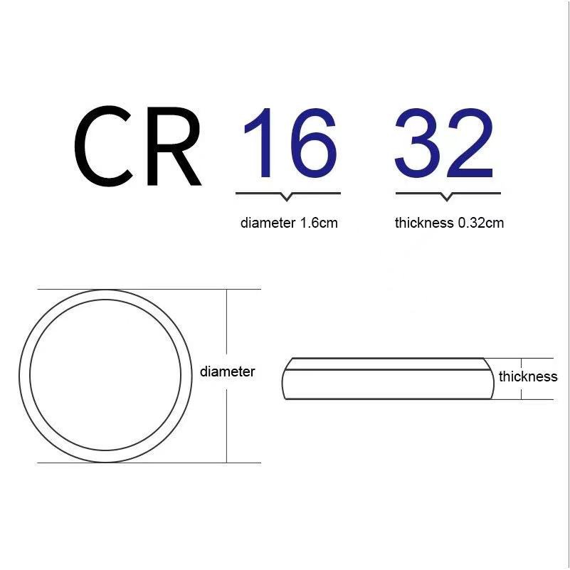 ของแท้ CR1632 ถ่านกระดุม Sony รุ่น CR1632 3V Lithium Battery พร้อมส่ง (1 Pack มี 5 pcs)