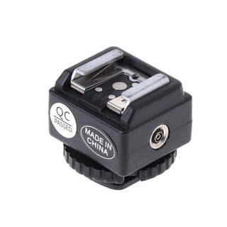 ราคา❤❤ C-N2 Hot Shoe Converter Adapter PC Sync Port Kit For Nikon Flash To Canon