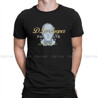 เสื้อยืดผ้าฝ้ายพิมพ์ลายขายดี เสื้อยืด พิมพ์ลาย DB Cooper Hijack ทรงหลวม คุณภาพสูง แฟชั่นฤดูร้อน สไตล์คลาสสิก สําหรับผู้ช