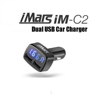 LED Car Charger ที่ชาร์ตในรถยนต์ Dual USB 5V/3.1A Quick Charge