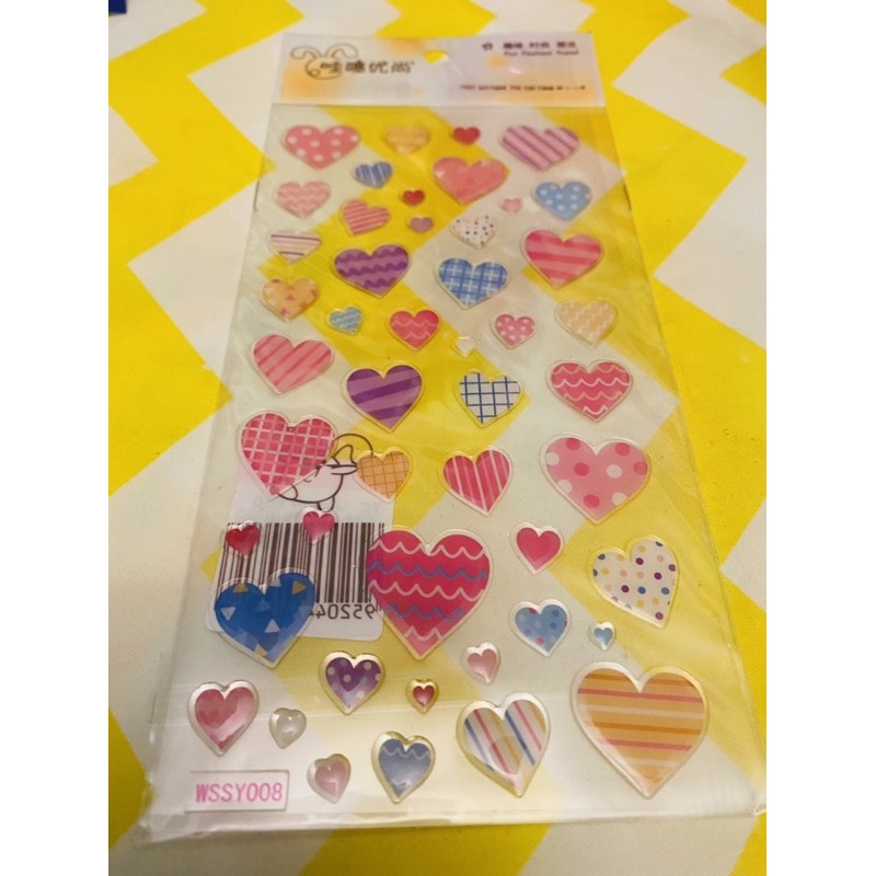 สติ๊กเกอร์ / PELEKAT LOVE FLOWER WORD HAPPY BIRTHDAY MAKEUP
