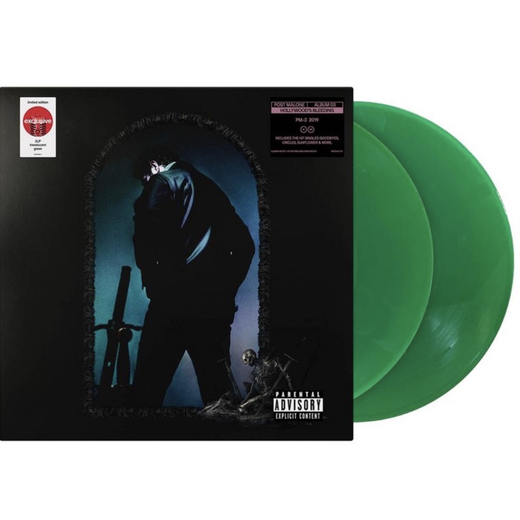 Post Malone - Hollywood's Bleeding (Translucent green vinyl)