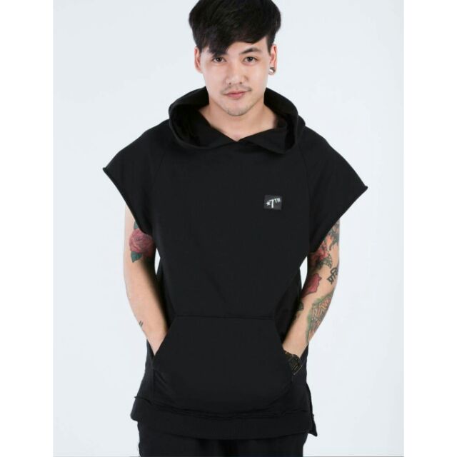 7th street เสื้อฮู้ดแขนกุด รุ่น Sleeveless Hoodie