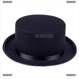 【NEWBABY】หมวกทักซิโด้ สีดํา สําหรับงานแต่งงาน คริสต์มาส