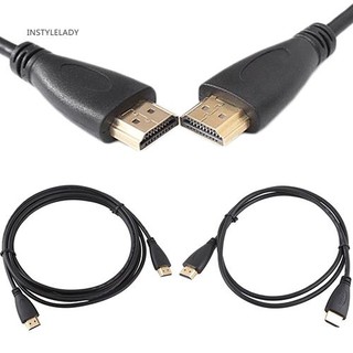 ✌Iy สายเคเบิล HDMI ตัวผู้ เป็นตัวผู้ ความเร็วสูง 3 5 7 10 ฟุต V1.4 1080P สําหรับโปรเจคเตอร์ทีวี HD