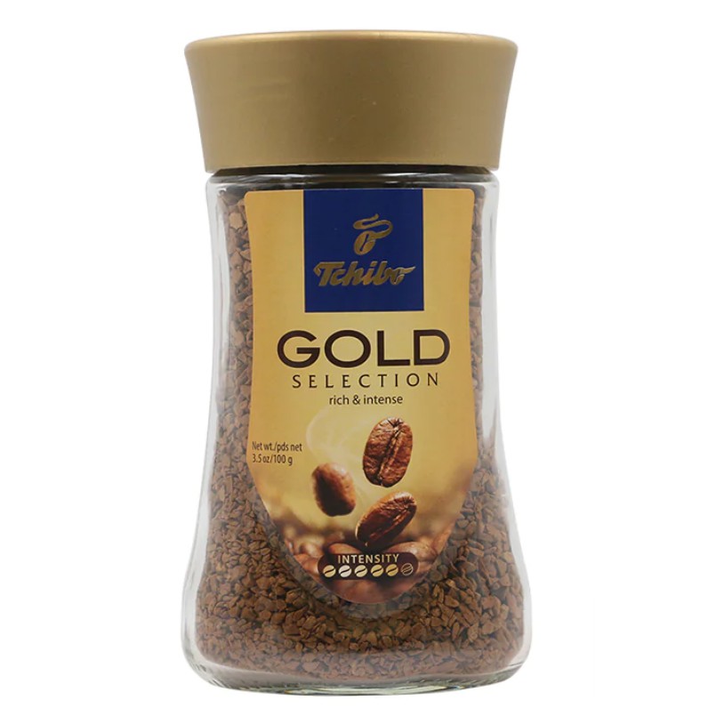 ทชิโบ กาแฟสำเร็จรูป โกลด์ 100 กรัม Tchibo Gold Selection