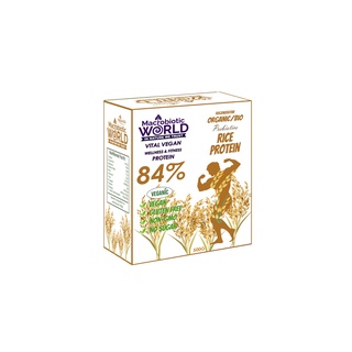 Organic/Bio Rice Protein 84% | โปรตีนจากข้าว 500g