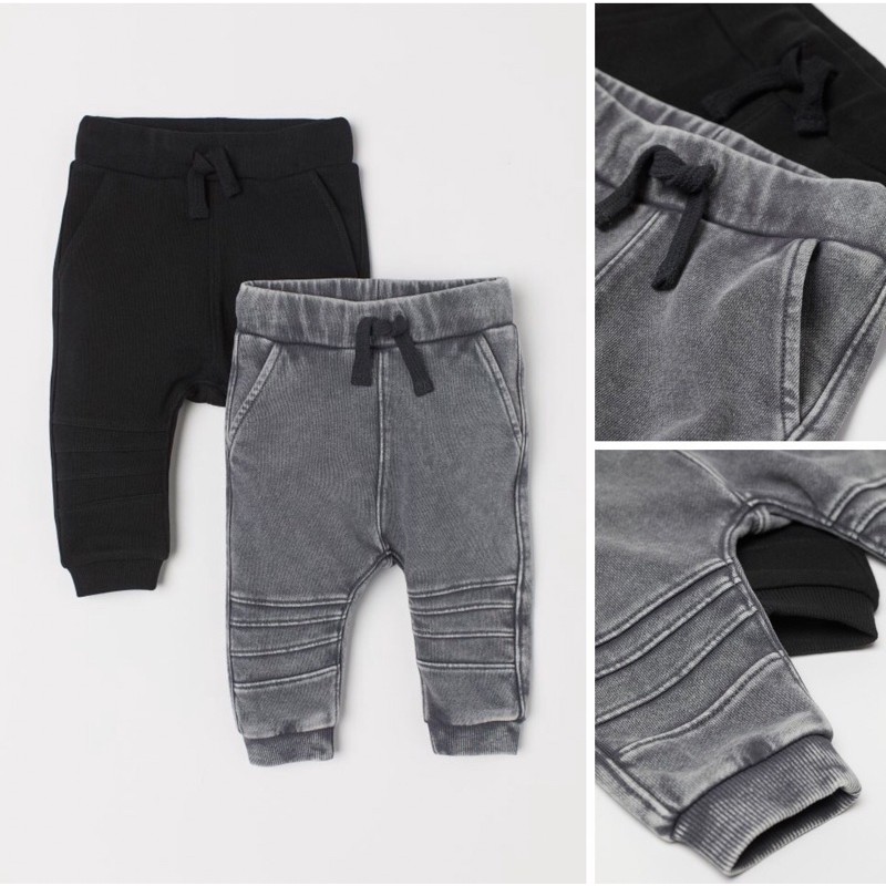 [HM AUTH] ชุดกางเกงเด็กผู้ชาย - กางเกงผ้าฝ้ายสําหรับเด็กผู้ชาย hm