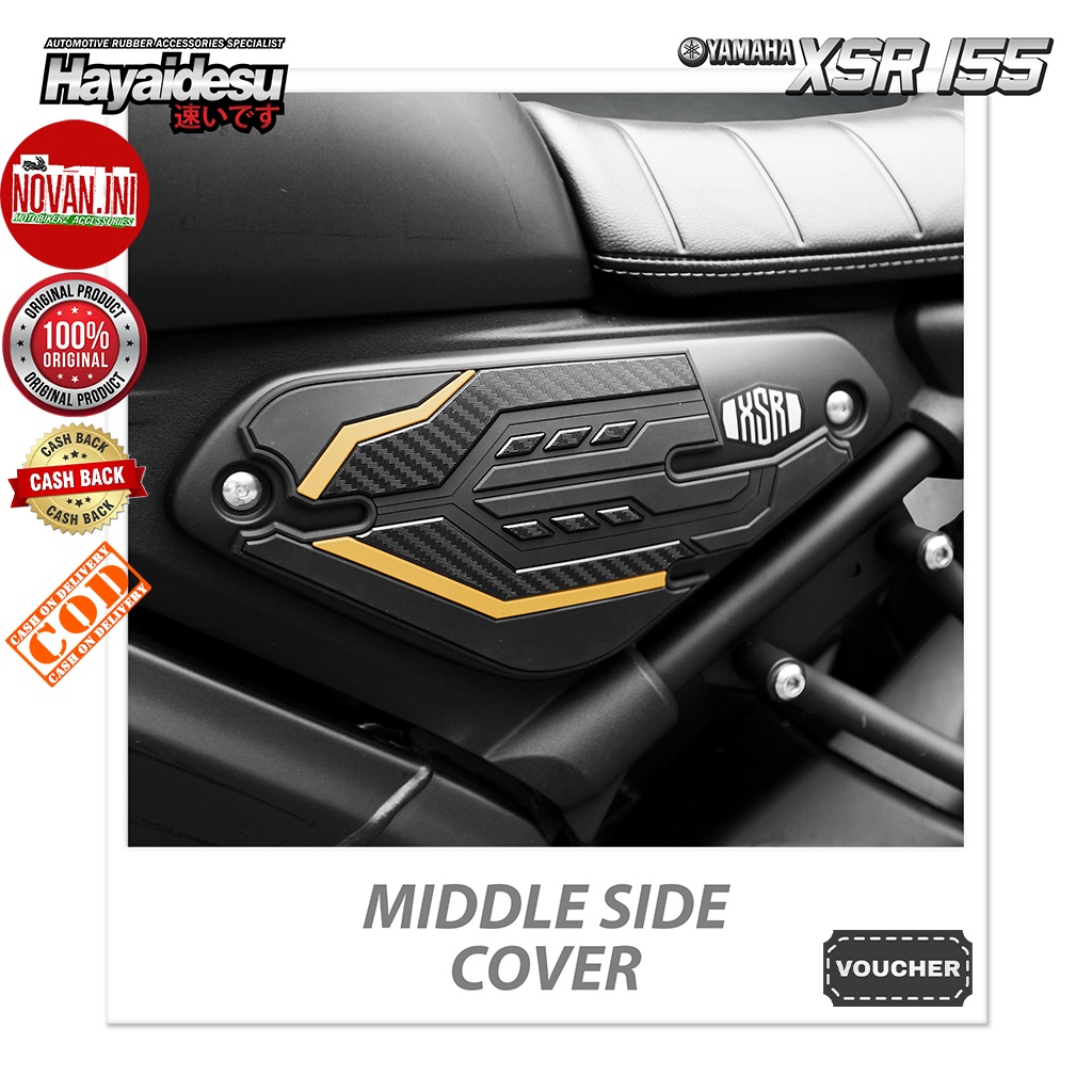 XSR 155 Body Protector ฝาครอบข้างกลาง Hayatesu (ขวาและซ้าย)
