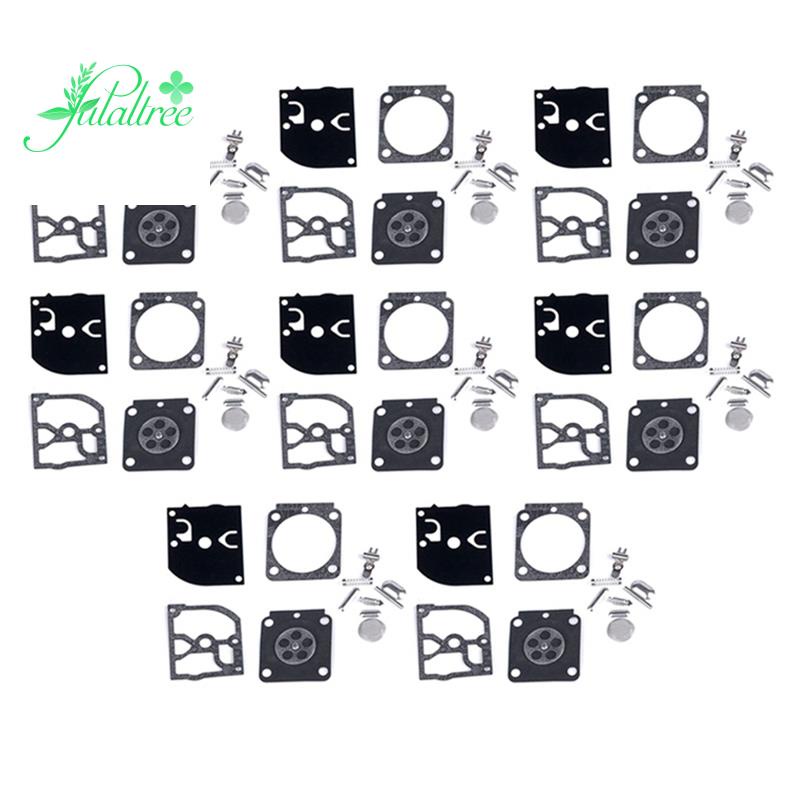 8 ชุดชุดซ่อมคาร์บูเรเตอร์อะไหล่ทริมเมอร์ RB-100 ปะเก็นไดอะแฟรมสําหรับ Stihl HS45 FS55 FS38 BG45 MM55