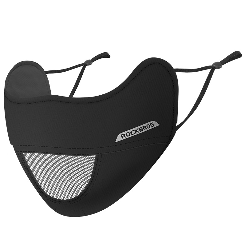 【TH Delivery】Rockbros หน้ากากขี่จักรยาน ป้องกันรังสียูวี ผ้าพันคอ หน้ากาก ฤดูร้อน ระบายอากาศ กลางแจ้ง กีฬา หน้ากากกันฝุ่น ปรับได้