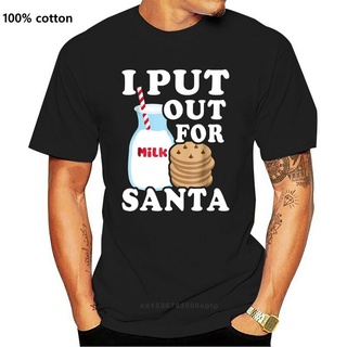 เสื้อยืดผ้าฝ้ายพิมพ์ลายคลาสสิก เสื้อยืด พิมพ์ลาย I Put Out For Santa - Inappriate Christmas แฟชั่นสําหรับผู้ชาย 2022