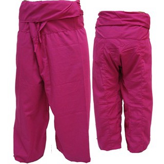 สินค้าราสต้า Trousers Thai Fisherman Pants Fuchsia Pink กางเกงชาวเลสไตล์ราสต้า-เรกเก้ สีชมพูบานเย็น สีสันสดใสรับหน้าร้อน