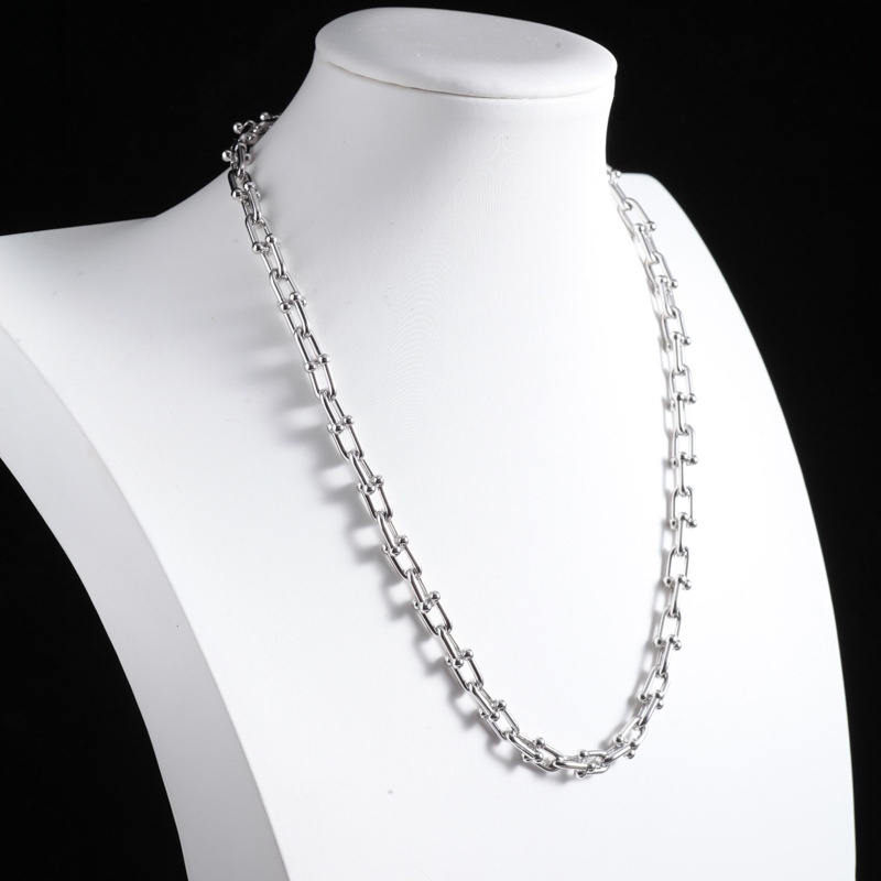 สร้อยคอโซ่โลหะ รูปตัว U เครื่องประดับ สําหรับผู้หญิง - รูปที่ 2