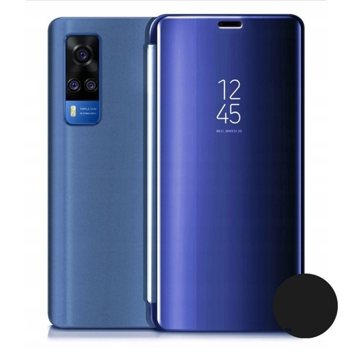 VIVO Y51 2020 Y51A Y53S CASE CLEAR VIEW HARDCASE MIRROR HARD CASING COVER FLIP FULL COVER STANDING S