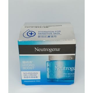 Neutrogena Facial Moisturizer Hydro Boost Nourishing Gel Cream นูโทรจีนา ไฮโดร เจล ครีม 50 กรัม