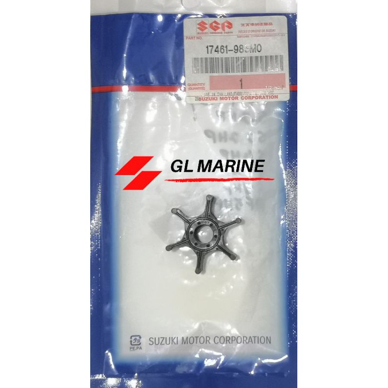 SUZUKI 2HP-8HP IMPELLER DT2 DT2.2 DT4 DT6 DT8 DF4 DF5 DF6 4HP 6HP 17461-98503 17461-98501