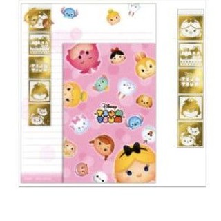 Disney Japan Tsum Tsum Letter Set: Pink