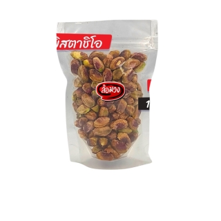 ล้อมวงถั่วพิสตาชิโอ เม็ดเต็ม เนื้อล้วน อบไม่ใช้น้ำมัน (pistachio) by RomWong พิสตาชิโอ ถั่ว ธัญพืช พิสตาชิโออบ