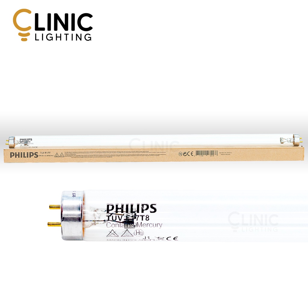 หลอดไฟ UV Lamp สำหรับฆ่าเชื้อ 16.7W รุ่นTUV F17 T8