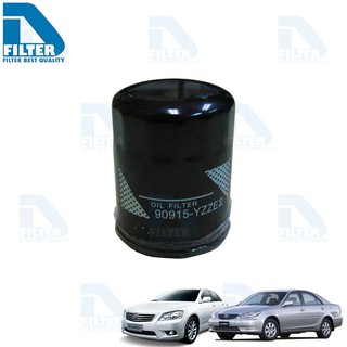 กรองน้ำมันเครื่อง Toyota โตโยต้า Camry SXV20,Camry ACV30 2002-2006,Camry ACV40 2007-2011 (2.0,2.4) By D Filter