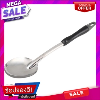 ทัพพีสเตนเลสใหญ่ SEAGULL ด้ามดำ อุปกรณ์ตักอาหาร LADLE SEAGULL STAINLESS STEEL BLACK