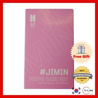 BTS JIMIN การ์ดภาพถ่ายพิเศษ 60PCS (การ์ดแนวคิด SNS 30p + การ์ดภาพถ่ายปกติ 30p)