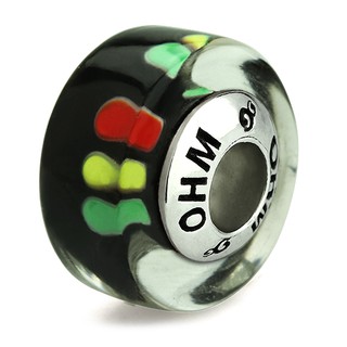 OHM Beads รุ่น Traffic Light - Murano Glass Charm เครื่องประดับ บีด เงิน เแก้ว จี้ สร้อย กำไล OHMThailand