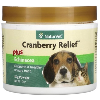 Cranberry Relief Plus (ชนิดผง) บำรุงระบบทางเดินปัสสาวะ กันโรคนิ่ว บำรุงไต เสริมภูมิ สุนัข-แมว