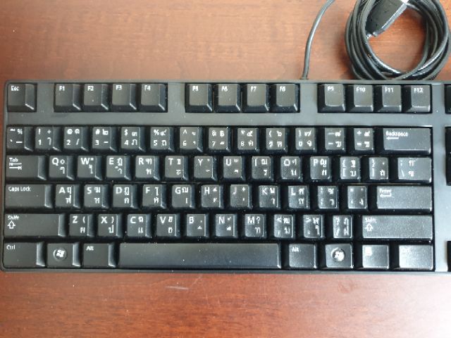 คีย์บอร์ดเดล Keyboard Dell SK8175 USB เมาส์เดล 6 Button USB Dell Mouse Model Number M-UAV-DEL8 แป้นไ