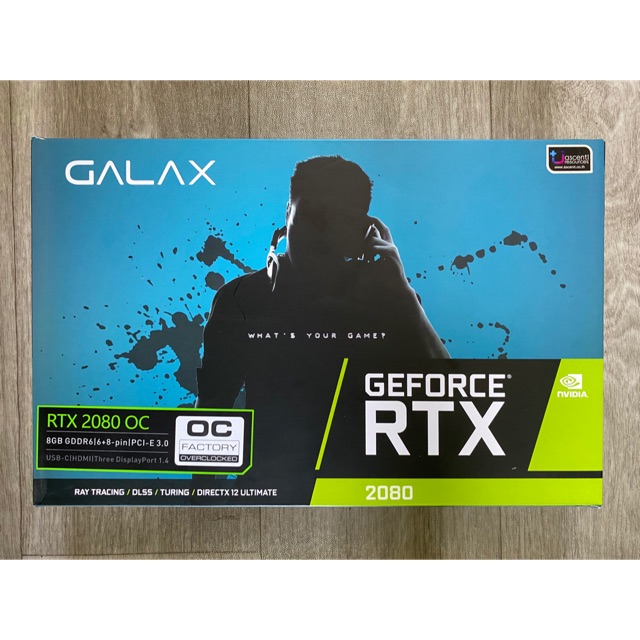 การ์ดจอ Galax RTX 2080 OC ของใหม่!!