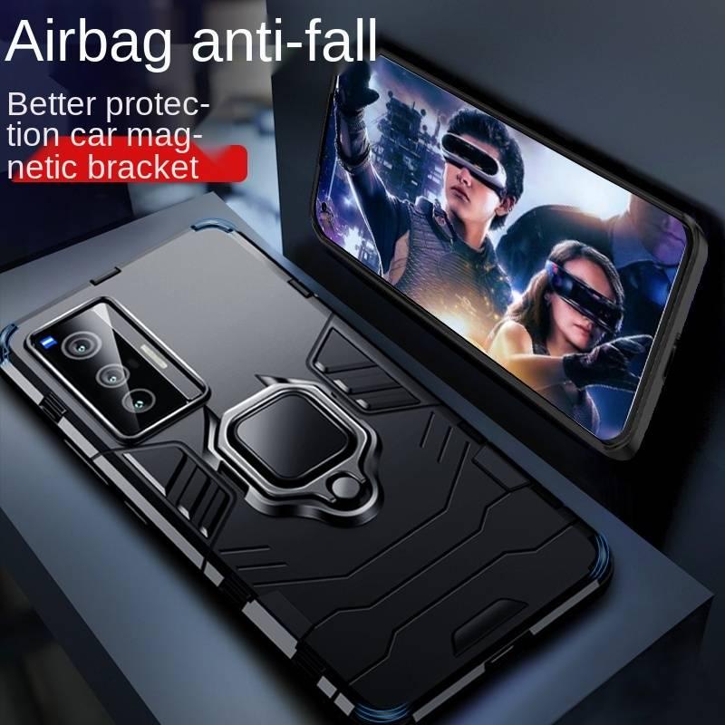 YJD เคส Vivo X70 X70Pro X70Pro+ แหวนยึดรถ เคสโทรศัพท์กันกระแทก