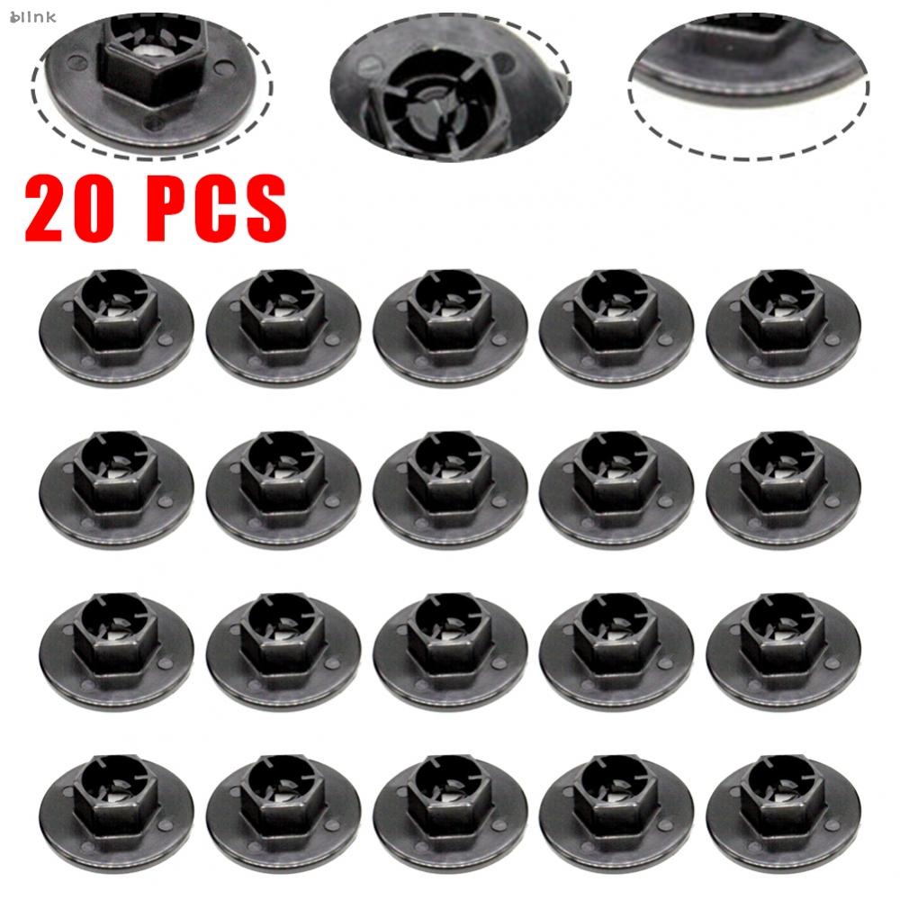 Mud Guard Nut 20pcs 84145-26000 สีดํา Fender Liner Nut Grommet Nylon66