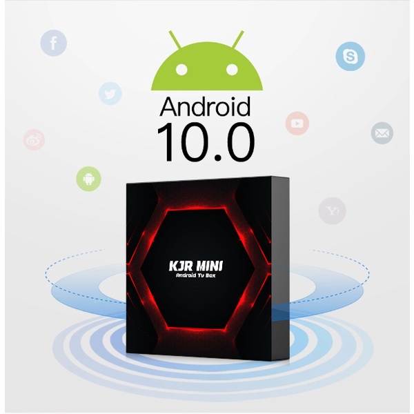 ใช้ดีมาก แอนดรอย 10 KJR MINI Android tv box Ram 2G. Rom 16G. Allwinner H616 รองรับสายแลน ไวไฟ มีบูลทูธ ภาพชัดรองรับ 6K player มีพร้อมส่ง ลงแอพให้เรียบร้อย