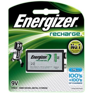 ถ่านชาร์จ Energizer ขนาด 9V 175mAh ของแท้ 1 ก้อน