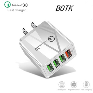 【BOTK】4 USB Charger หัวชาร์จไฟบ้าน ปลั๊กชาร์จ 3.0A Max แท้