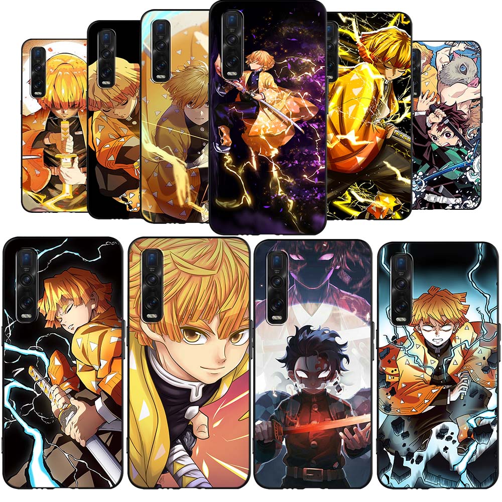 OPPO A3s A5s A5 A9 2020 A7 A12 A12E A11X A33 A37 นุ่มเคสโทรศัพท์TPUซิลิโคน FB90 Zenitsu Agatsuma Ani