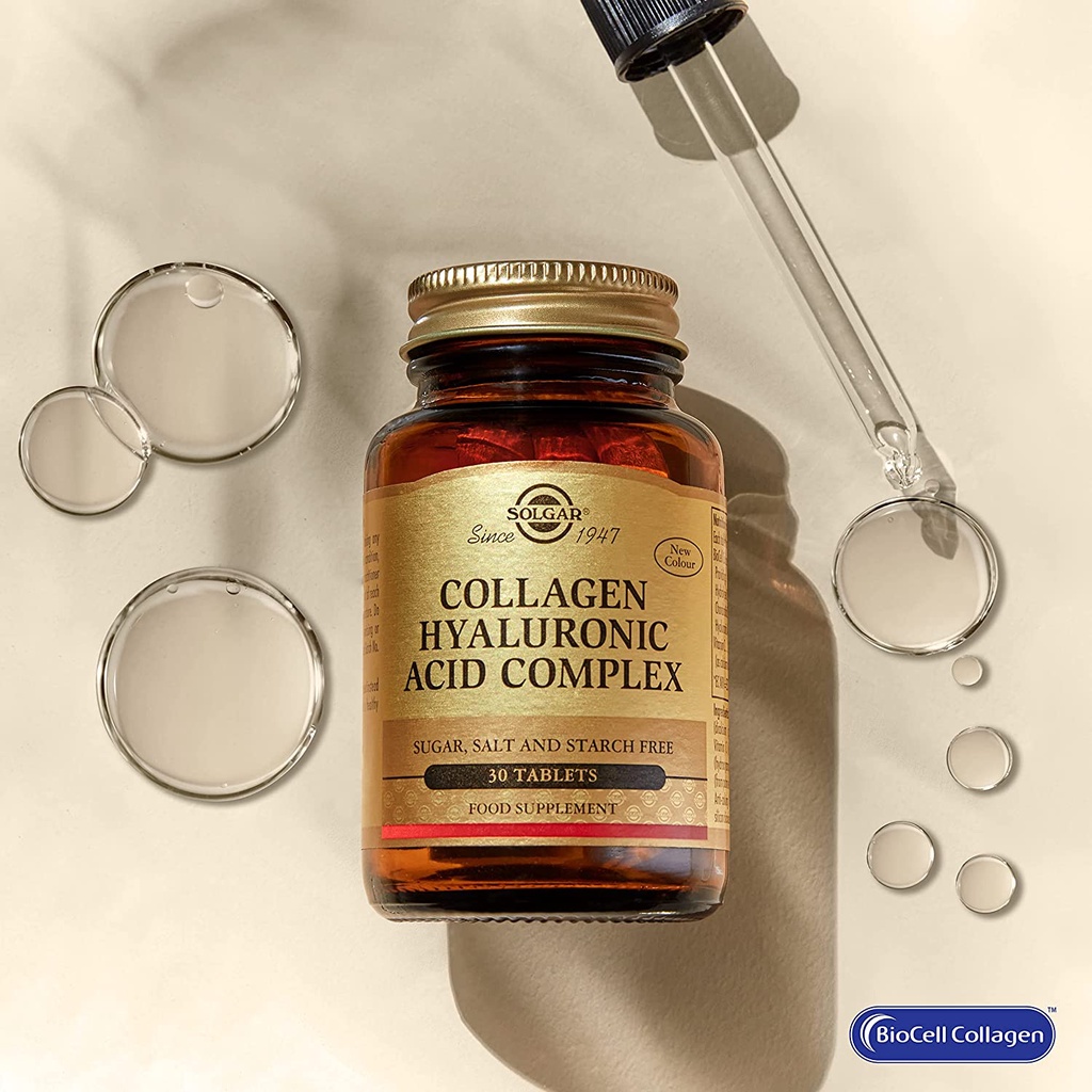 คอลลาเจน ไฮยาลูลอนนิก Collagen Hyaluronic acid 30 Tablets