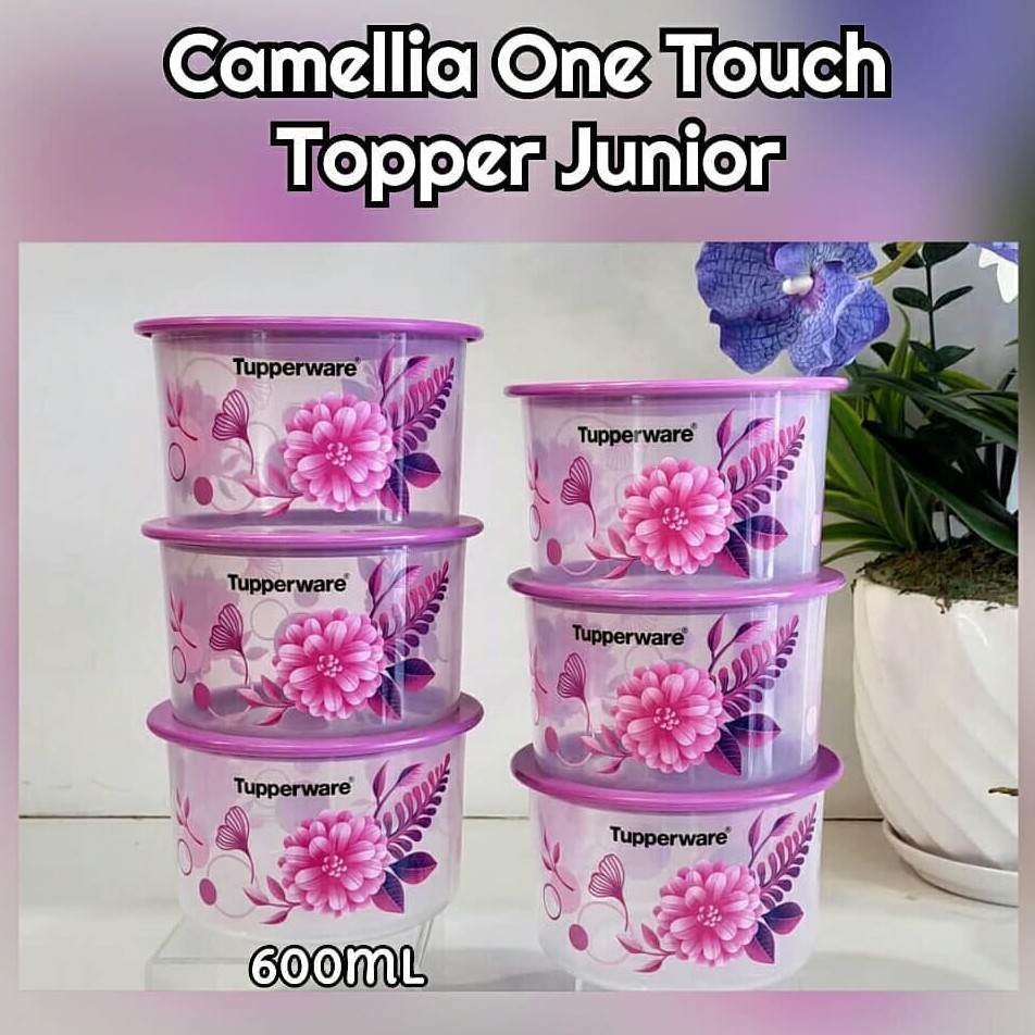 TUPPERWARE ทัปเปอร์แวร์ Camellia One Touch Topper Junior 600 มล.