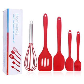 Cooking utensils ชุดอุปกรณ์ทำครัวซิลิโคลน 5 ชิ้น JR0420-81