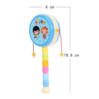 DTXmarket ป๋องแป๋ง ของเล่นเขย่ามือ ของเล่นโบราณ น่ารัก ของเล่นเด็ก ป๋องแป๋งคละลาย
