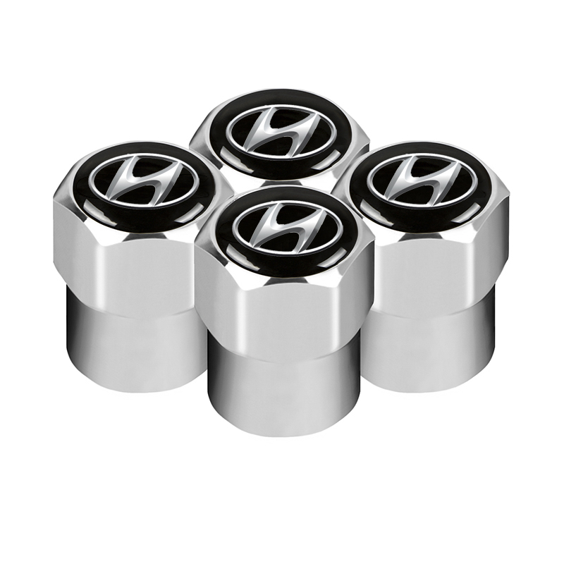 4 ชิ้น จุกลม พร้อมกล่อง ฝาปิดลมยาง ฝาปิดจุกลมยางรถยนต์ 4PcsSet Car