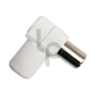 แจ็คเสาอากาศ ทีวี RG6 ตัวผู้ แพ็ค 2 ชิ้น พลาสติก