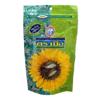 ตรามือเมล็ดทานตะวันอบสมุนไพร 105กรัม Hand Brand Roasted Sunflower Seeds with Herbs 105g.