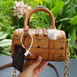 MCM MC886 MINI AREN BOSTON BAG IN VISETOS